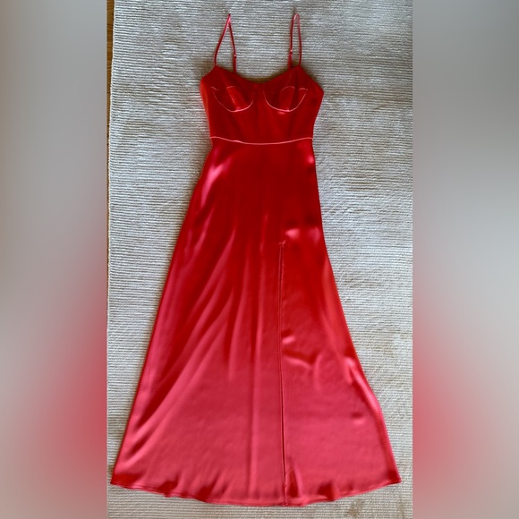 Allen Schwartz Dresses Allen Schwartz Long Satin Dress Poshmark